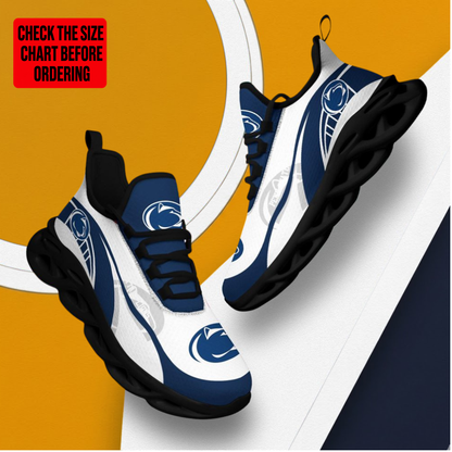 LIMITED EDITION - NEW CUSTOMIZED NCAA FBS23 PNL PENN STATE NITTANY LIONS CLUNKY SNEAKERS
