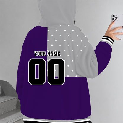 [FAN FAVORITE] NEW CUSTOMIZED NCAA FBS24 KSW KANSAS STATE WILDCATS ZIP HOODIE
