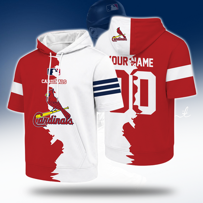[FLASH SALE] NEW CUSTOMIZED MLB24 SLC ST. LOUIS CARDINALS SHORT SLEEVE HOODIE