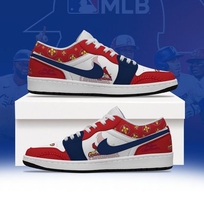 [FLASH SALE] NEW CUSTOMIZED MLB24 SLC ST. LOUIS CARDINALS AIR JORDAN LOW SHOES