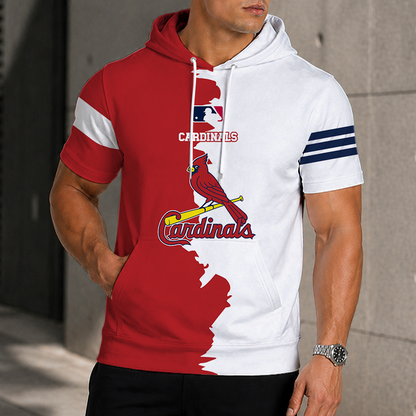[FLASH SALE] NEW CUSTOMIZED MLB24 SLC ST. LOUIS CARDINALS SHORT SLEEVE HOODIE