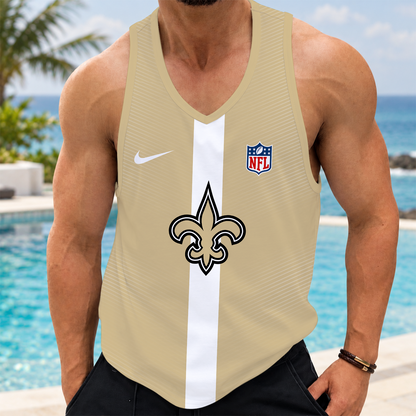 [SPECIAL OFFER] NEW CUSTOMIZED NFL24 NOS NEW ORLEANS SAINTS UNISEX TANK TOP
