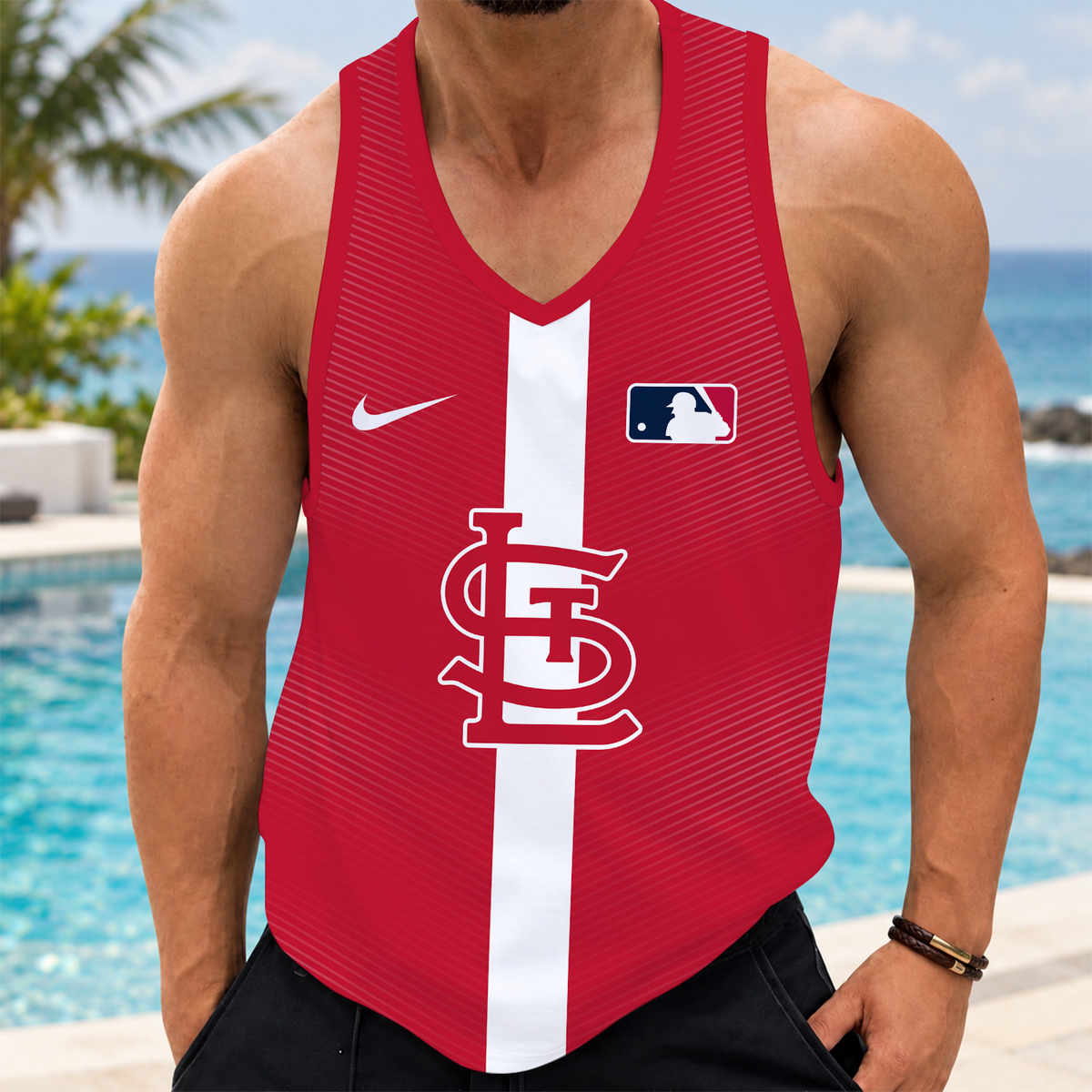 [FLASH SALE] NEW CUSTOMIZED MLB24 SLC ST. LOUIS CARDINALS UNISEX TANK TOP