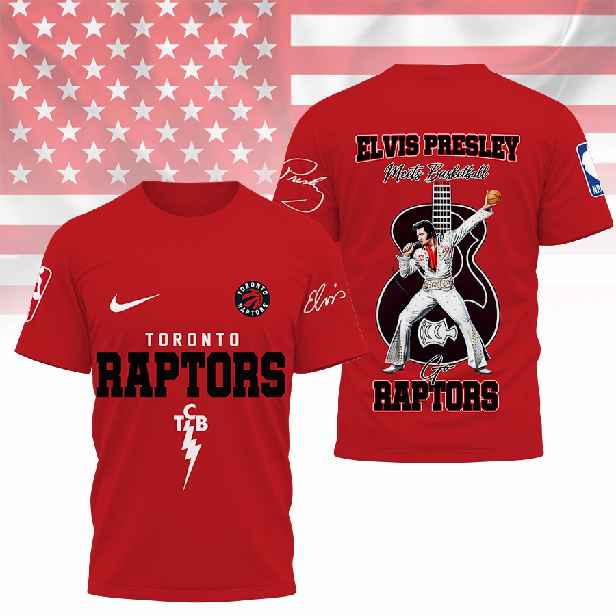 [HOT DEAL] NEW CUSTOMIZED NBA24 TRA TORONTO RAPTORS X ELVIS PRESLEY T-SHIRT, HOODIE, ZIP HOODIE