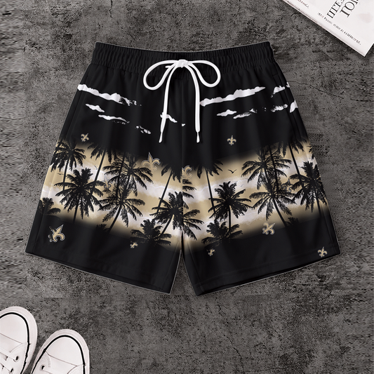 [SPECIAL OFFER] NEW CUSTOMIZED NFL24 NOS NEW ORLEANS SAINTS SHORT PANTS