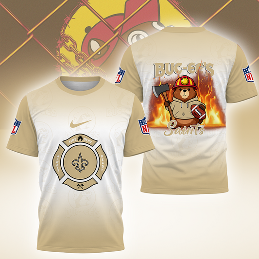 [SPECIAL OFFER] NEW CUSTOMIZED NFL24 NOS NEW ORLEANS SAINTS BUC-EE'S T-SHIRT, HOODIE & ZIP HOODIE