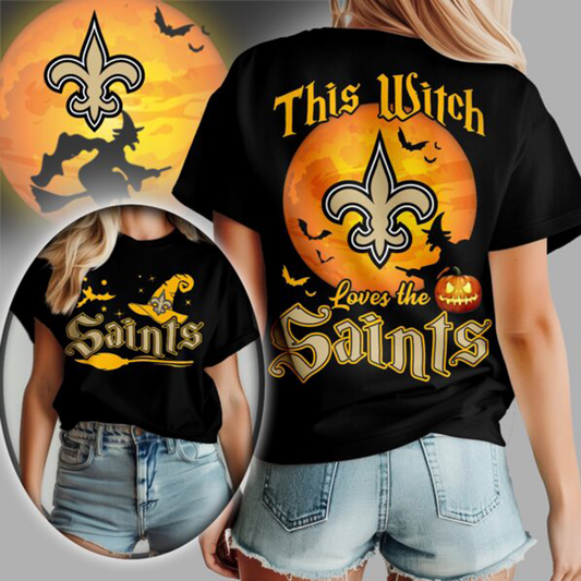 [SPECIAL OFFER] NEW CUSTOMIZED NFL24 NOS NEW ORLEANS SAINTS  HALLOWEEN T-SHIRT, HOODIE & ZIP HOODIE