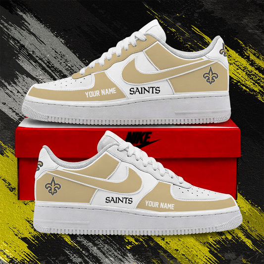 [SPECIAL OFFER] NEW CUSTOMIZED NFL24 NOS NEW ORLEANS SAINTS AF1 SHOES