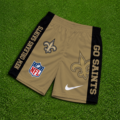 [SPECIAL OFFER] NEW CUSTOMIZED NFL24 NOS NEW ORLEANS SAINTS SHORT PANTS