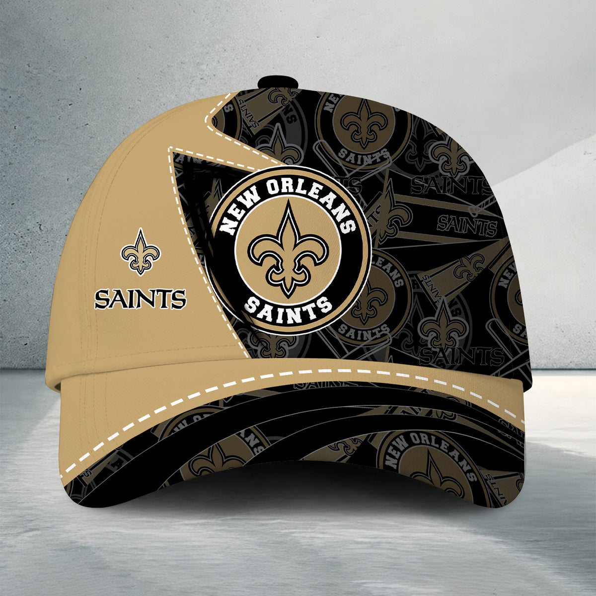 [SPECIAL OFFER] NEW CUSTOMIZED NFL24 NOS NEW ORLEANS SAINTS CLASSIC CAP