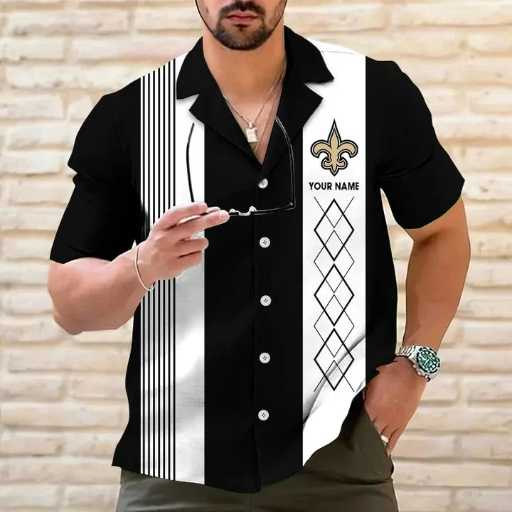 [SPECIAL OFFER] NEW CUSTOMIZED NFL24 NOS NEW ORLEANS SAINTS HAWAIIAN SHIRT