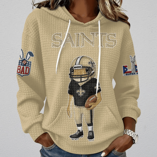 [SPECIAL OFFER] NEW CUSTOMIZED NFL24 NOS NEW ORLEANS SAINTS UNISEX HOODED SWEATSHIRT