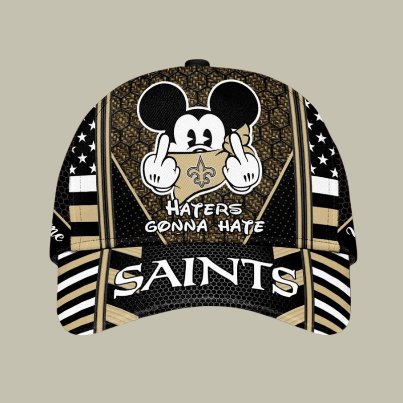 [SPECIAL OFFER] NEW CUSTOMIZED NFL24 NOS NEW ORLEANS SAINTS CLASSIC CAP