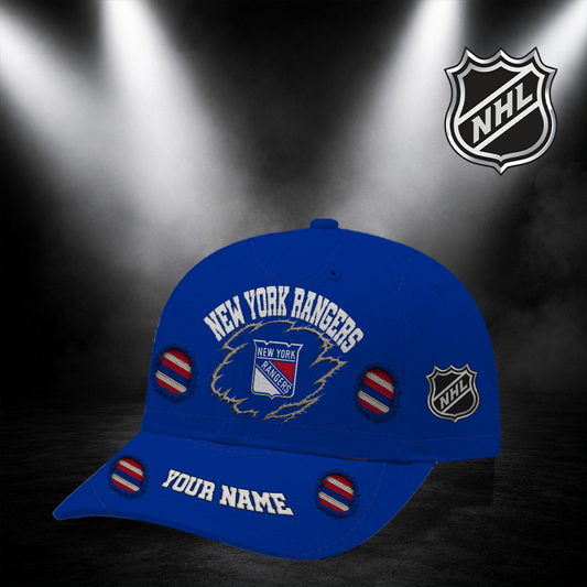 [SUPER SALE] NEW CUSTOMIZED NHL24 NYR NEW YORK RANGERS CLASSIC CAP