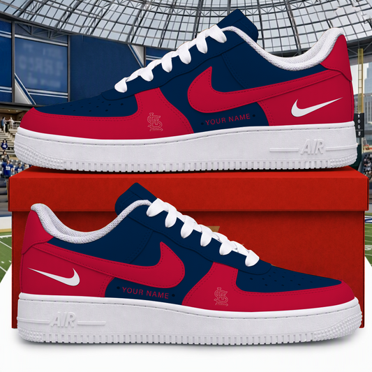 [FLASH SALE] NEW CUSTOMIZED MLB24 SLC ST. LOUIS CARDINALS AF1 SHOES