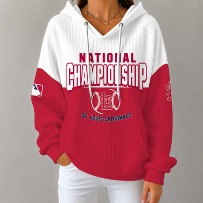 [FLASH SALE] NEW CUSTOMIZED MLB24 SLC ST. LOUIS CARDINALS RIBBED HOODIE & SWEATSHIRT