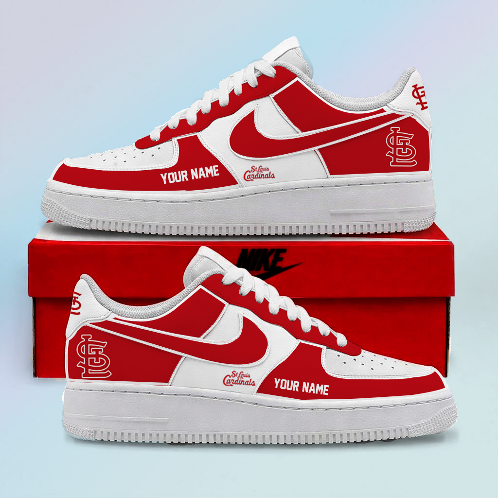 [FLASH SALE] NEW CUSTOMIZED MLB24 SLC ST. LOUIS CARDINALS AF1 SHOES