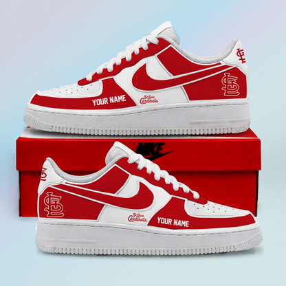[FLASH SALE] NEW CUSTOMIZED MLB24 SLC ST. LOUIS CARDINALS AF1 SHOES