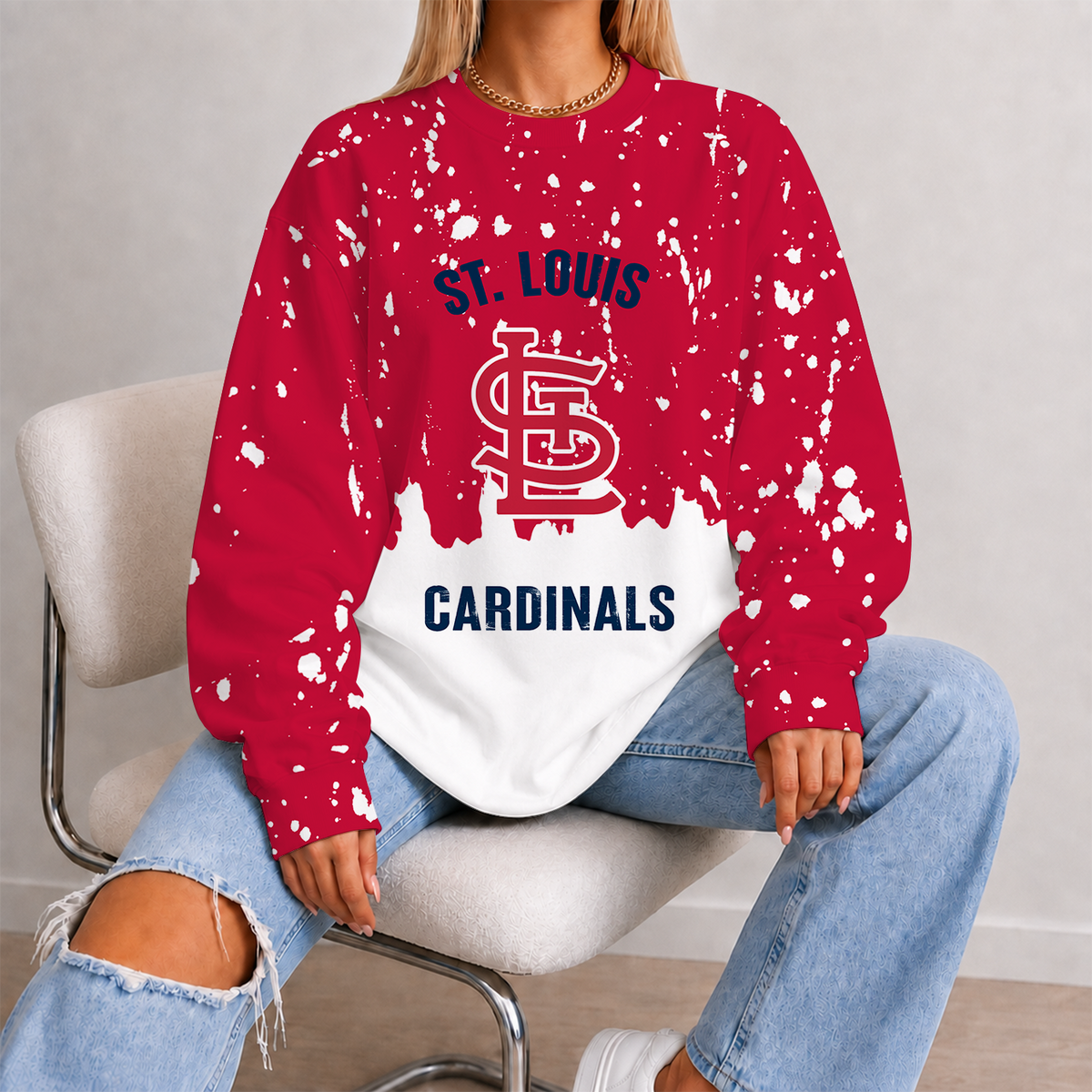 [FLASH SALE] NEW CUSTOMIZED MLB24 SLC ST. LOUIS CARDINALS UNISEX SWEATSHIRT