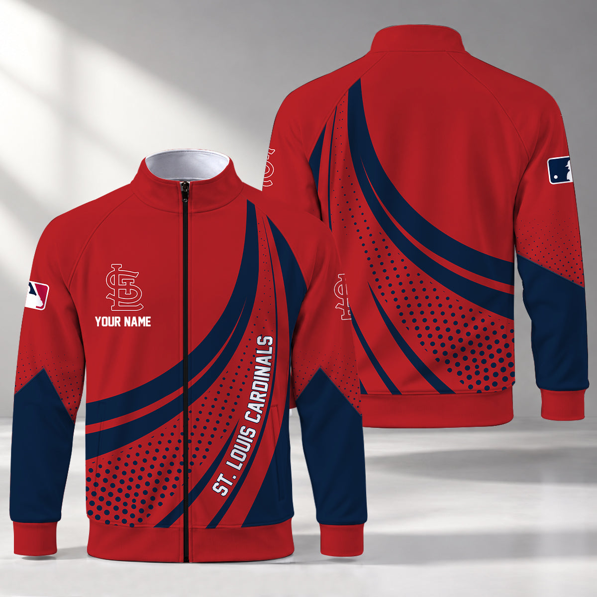 [FLASH SALE] NEW CUSTOMIZED MLB24 SLC ST. LOUIS CARDINALS STAND COLLAR JACKET