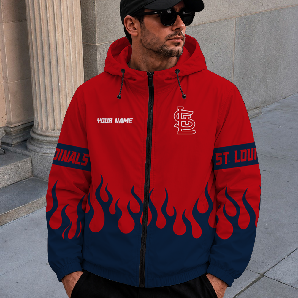 [FLASH SALE] NEW CUSTOMIZED MLB24 SLC ST. LOUIS CARDINALS WINDBREAKER JACKET