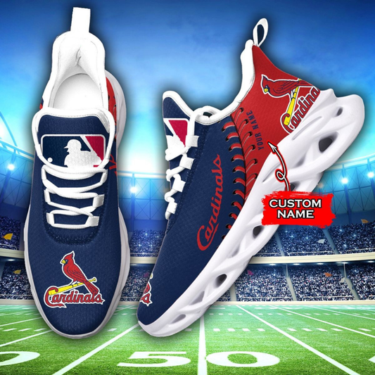 [FLASH SALE] NEW CUSTOMIZED MLB24 SLC ST. LOUIS CARDINALS MAX SOUL SHOES
