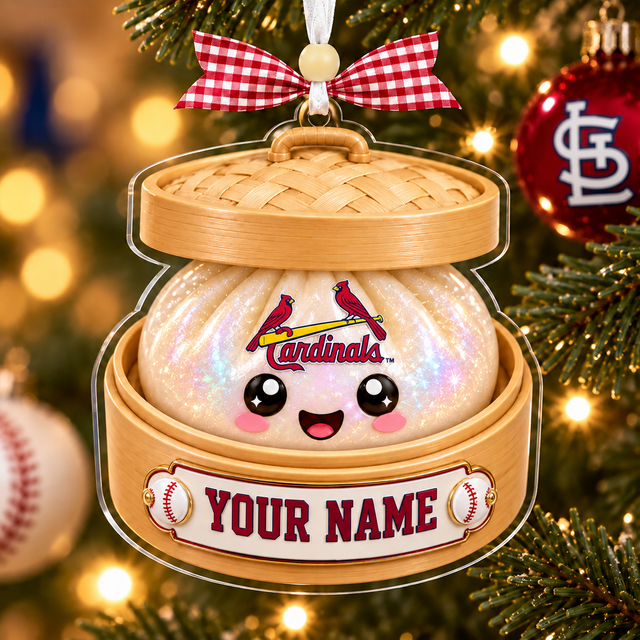 [FLASH SALE] NEW CUSTOMIZED MLB24 SLC ST. LOUIS CARDINALS CHRISTMAS ACRYLIC ORNAMENT