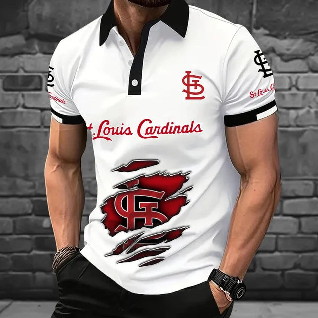 [FLASH SALE] NEW CUSTOMIZED MLB24 SLC ST. LOUIS CARDINALS POLO SHIRT