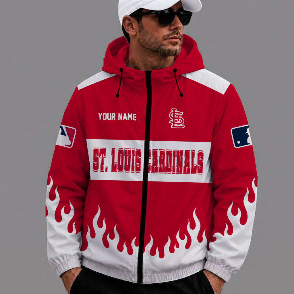 [FLASH SALE] NEW CUSTOMIZED MLB24 SLC ST. LOUIS CARDINALS WINDBREAKER JACKET
