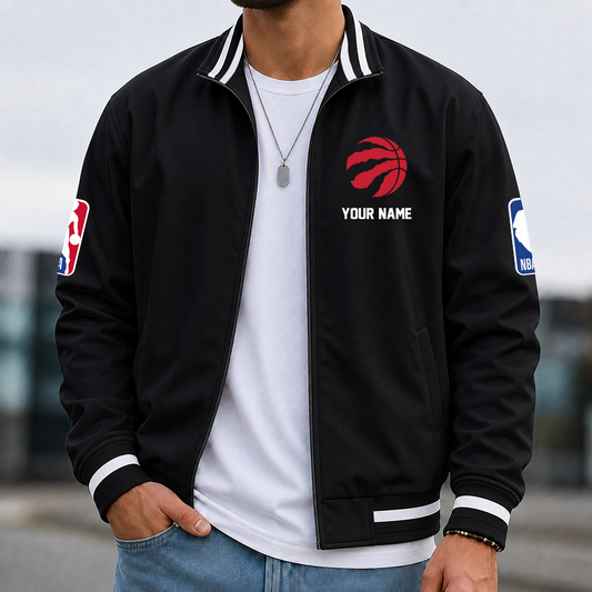 [HOT DEAL] NEW CUSTOMIZED NBA24 TRA TORONTO RAPTORS MULTICOLOR MEN'S CASUAL JACKET