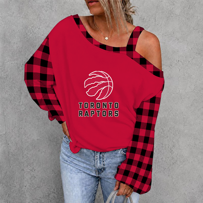 [HOT DEAL] NEW CUSTOMIZED NBA24 TRA TORONTO RAPTORS DROP SHOULDER SWEATSHIRT