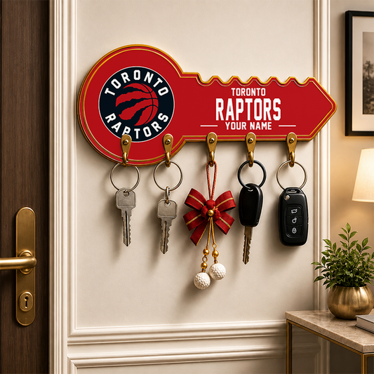 [HOT DEAL] NEW CUSTOMIZED NBA24 TRA TORONTO RAPTORS WALL KEY HOLDER FOR HOME