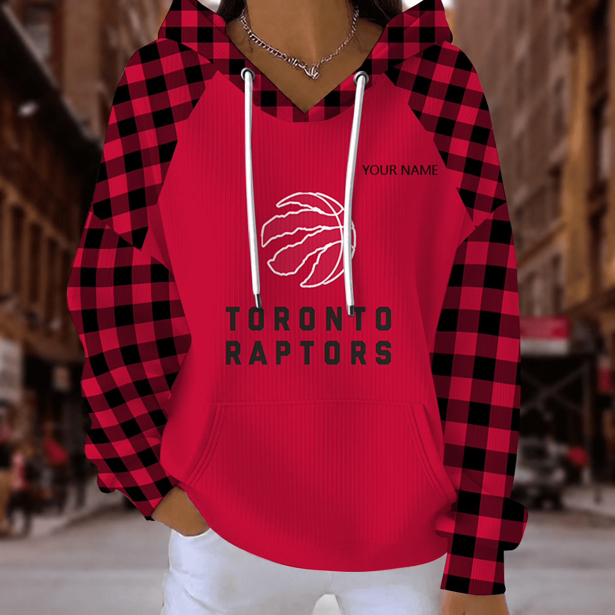 [HOT DEAL] NEW CUSTOMIZED NBA24 TRA TORONTO RAPTORS  RIBBED HOODIE & SWEATSHIRT