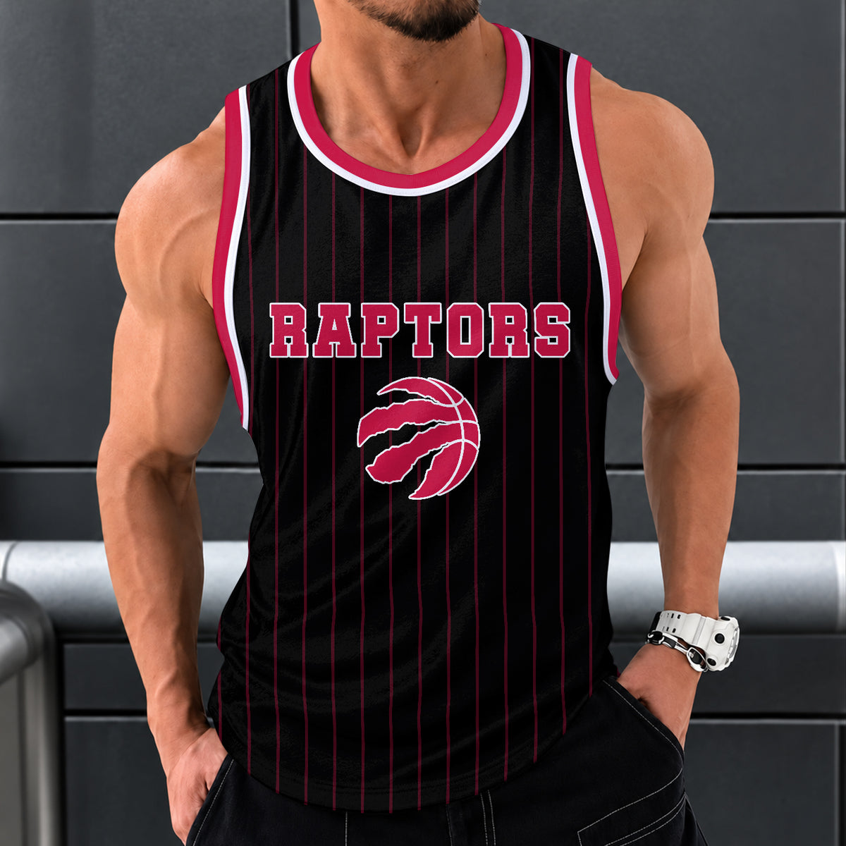 [HOT DEAL] NEW CUSTOMIZED NBA24 TRA TORONTO RAPTORS UNISEX TANK TOP