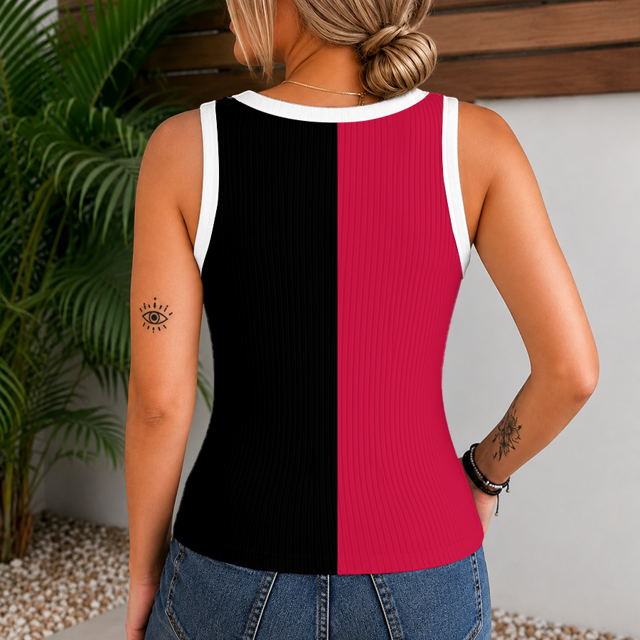 [HOT DEAL] NEW CUSTOMIZED NBA24 TRA TORONTO RAPTORS WOMEN'S V-NECK TANK TOP