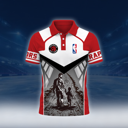 [HOT DEAL] NEW CUSTOMIZED NBA24 TRA TORONTO RAPTORS POLO SHIRT