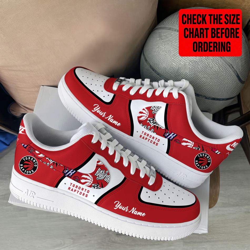 [HOT DEAL] NEW CUSTOMIZED NBA24 TRA TORONTO RAPTORS AF1 SHOES