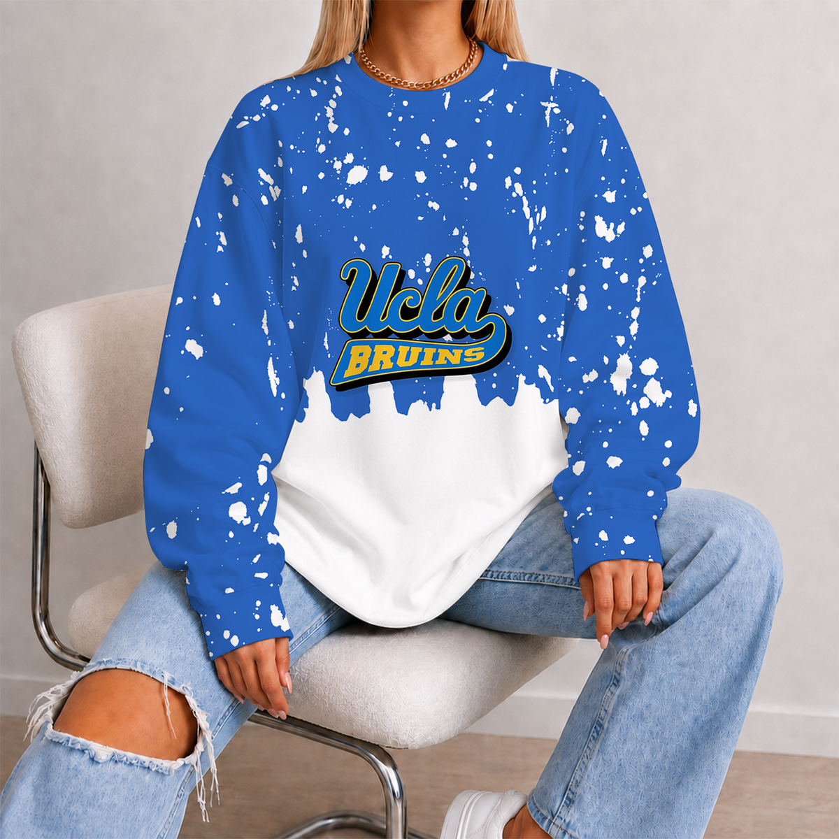 [FAN FAVORITE] NEW CUSTOMIZED NCAA CWS24 UCB UCLA BRUINS UNISEX SWEATSHIRT