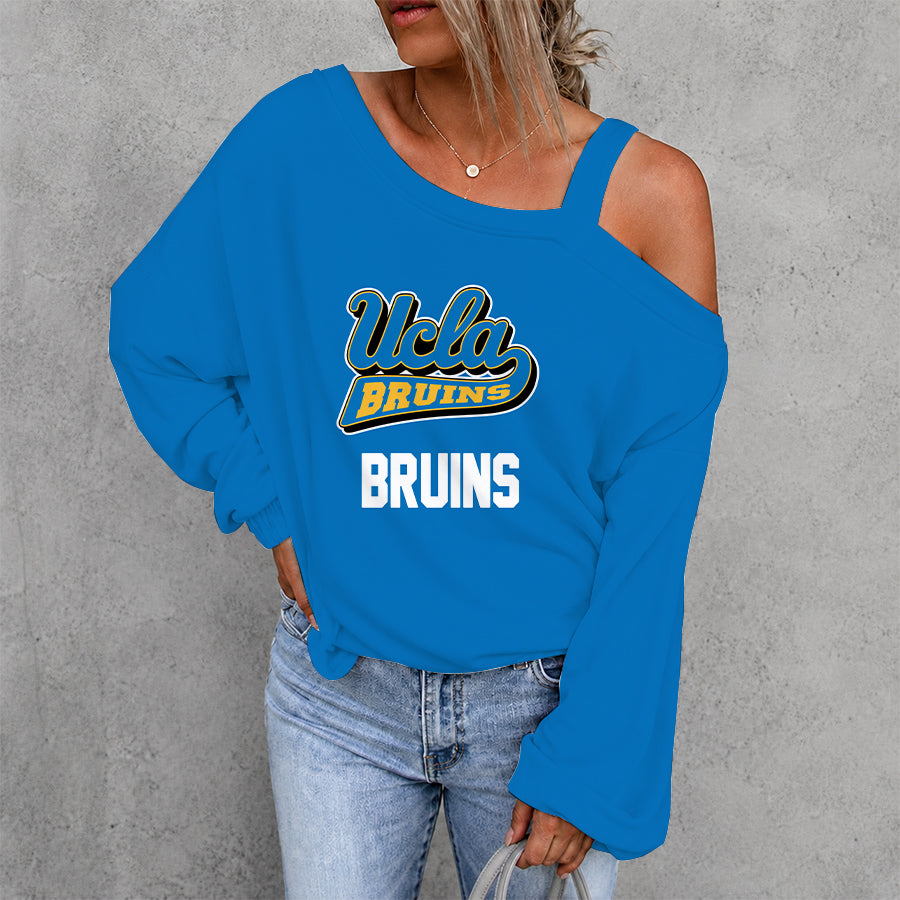 [FAN FAVORITE] NEW CUSTOMIZED NCAA CWS24 UCB UCLA BRUINS DROP SHOULDER SWEATSHIRT