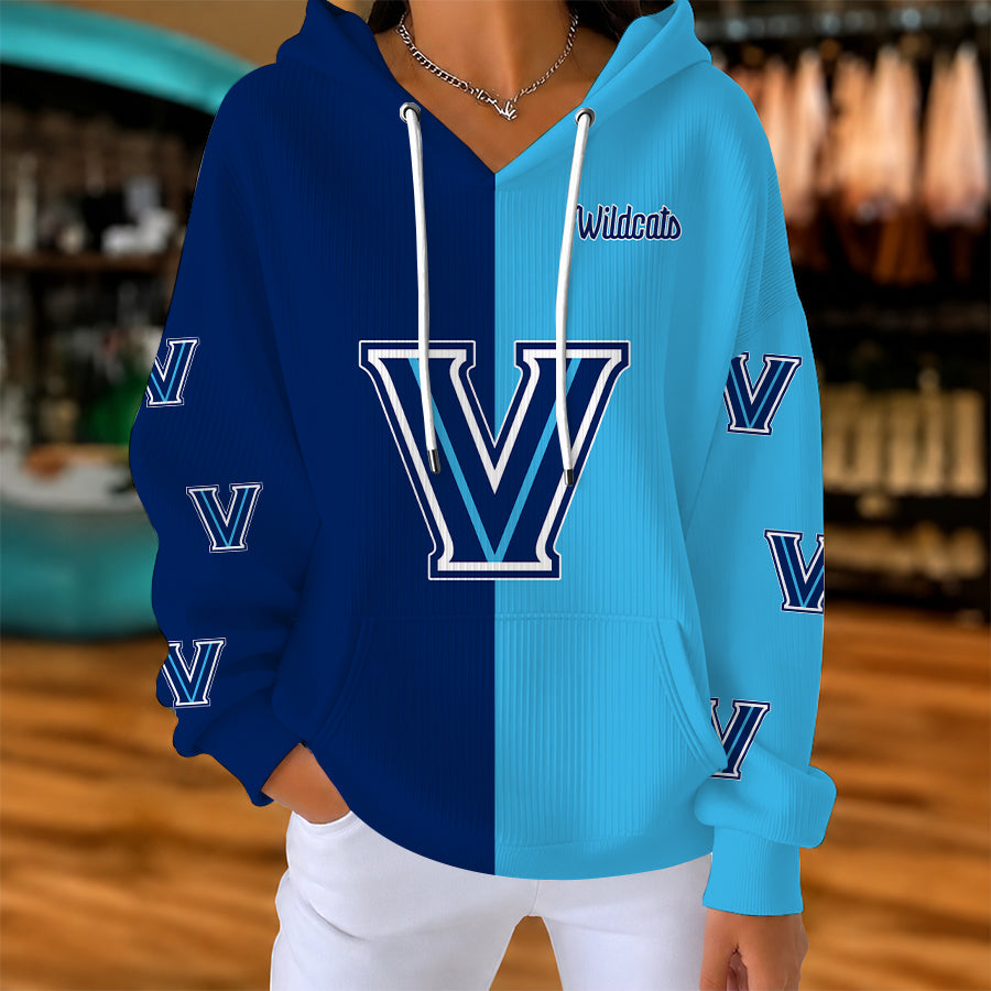 [FAN FAVORITE] NEW CUSTOMIZED NCAA MAM24 VIW VILLANOVA WILDCATS STRAPPY RIBBED HOODIE & SWEATSHIRT