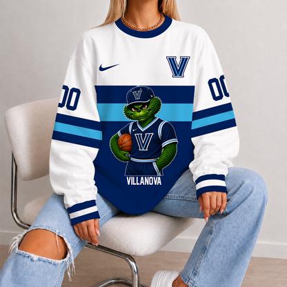 [FAN FAVORITE] NEW CUSTOMIZED NCAA MAM24 VIW VILLANOVA WILDCATS STRAPPY UNISEX SWEATSHIRT