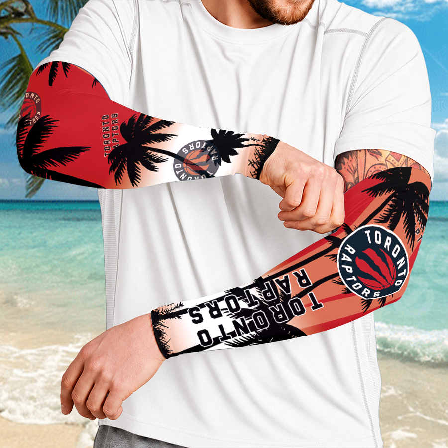 [HOT DEAL] NEW CUSTOMIZED NBA24 TRA TORONTO RAPTORS SUN ARM SLEEVES