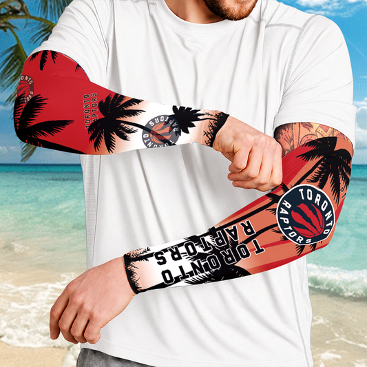 [HOT DEAL] NEW CUSTOMIZED NBA24 TRA TORONTO RAPTORS SUN ARM SLEEVES