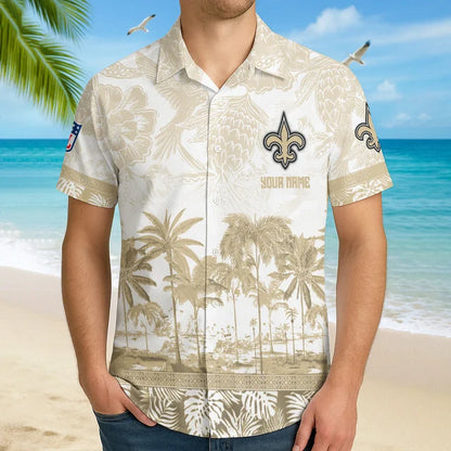 [SPECIAL OFFER] NEW CUSTOMIZED NFL24 NOS NEW ORLEANS SAINTS UNISEX HAWAIIAN SHIRT