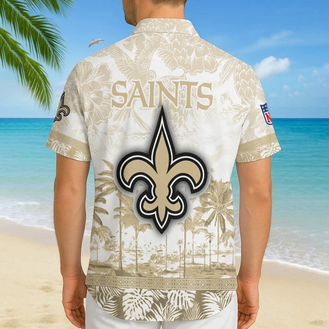 [SPECIAL OFFER] NEW CUSTOMIZED NFL24 NOS NEW ORLEANS SAINTS UNISEX HAWAIIAN SHIRT