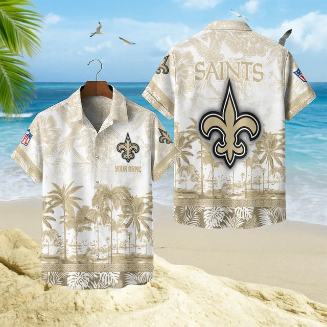 [SPECIAL OFFER] NEW CUSTOMIZED NFL24 NOS NEW ORLEANS SAINTS UNISEX HAWAIIAN SHIRT