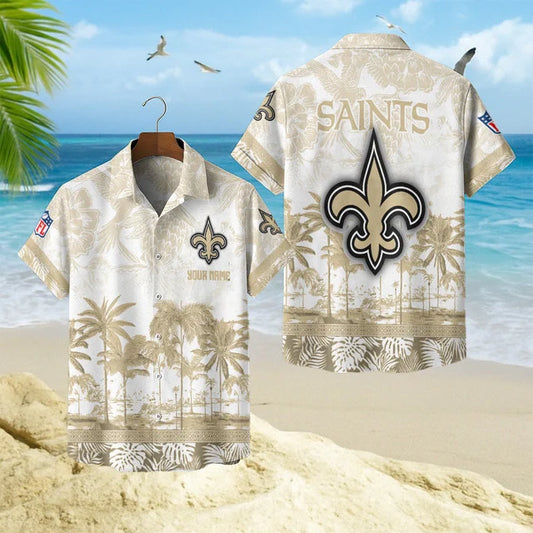 [SPECIAL OFFER] NEW CUSTOMIZED NFL24 NOS NEW ORLEANS SAINTS UNISEX HAWAIIAN SHIRT