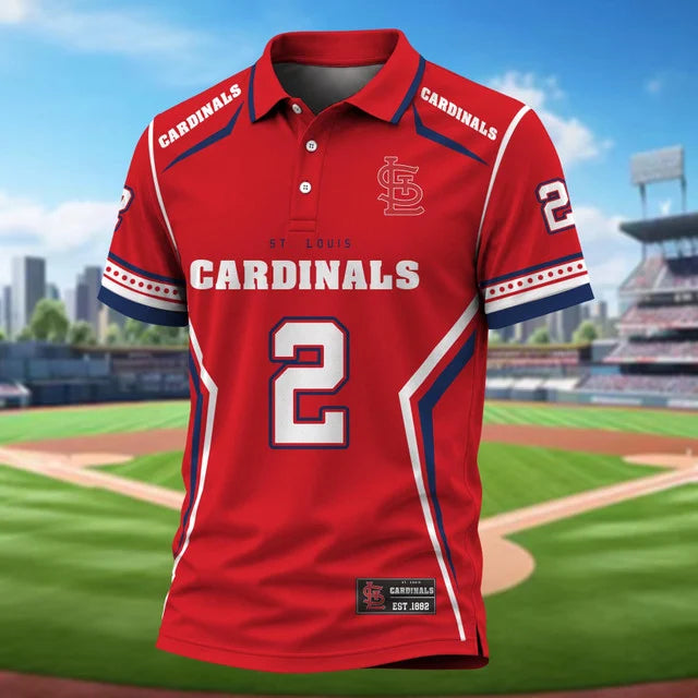 [FLASH SALE] NEW CUSTOMIZED MLB24 SLC ST. LOUIS CARDINALS POLO SHIRT