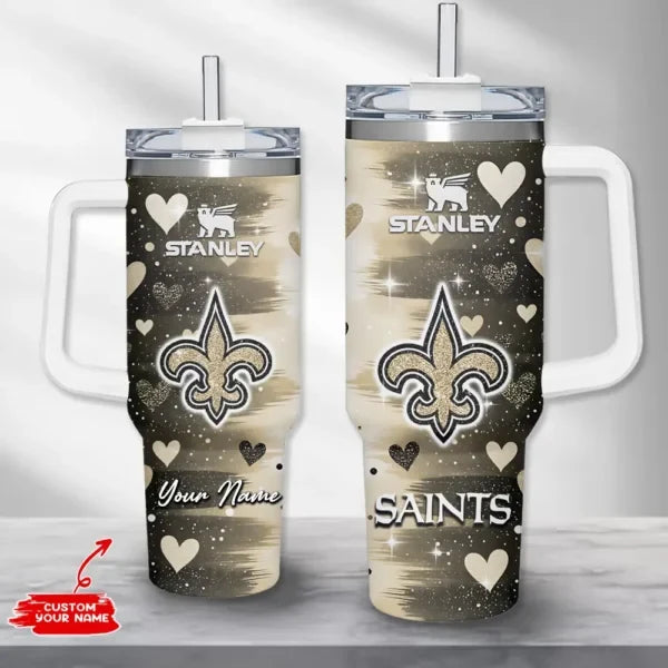 [SPECIAL OFFER] NEW CUSTOMIZED NFL24 NOS NEW ORLEANS SAINTS HALLOWEEN  40OZ TUMBLER