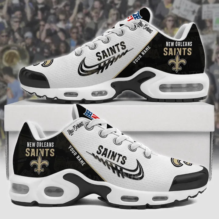 [SPECIAL OFFER] NEW CUSTOMIZED NFL24 NOS NEW ORLEANS SAINTS AIR MAX PLUS SNEAKERS